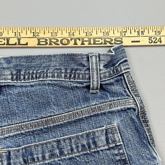 Vintage Arizona Jeans Shorts Mens 34 Denim Carpenter Baggy Relaxed Skate Y2K - Picture 9 of 11